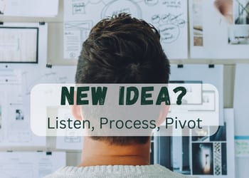 New Idea? Listen, Process, Pivot