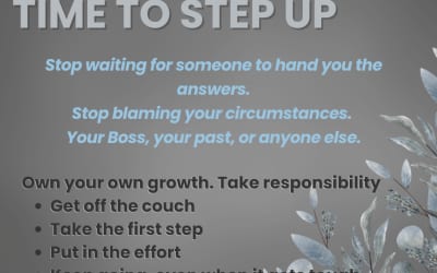 Time to step up